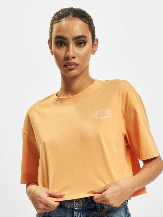 Only top May Y Cropped oranje