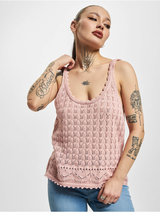 Only Top Luna Life Knit rosa