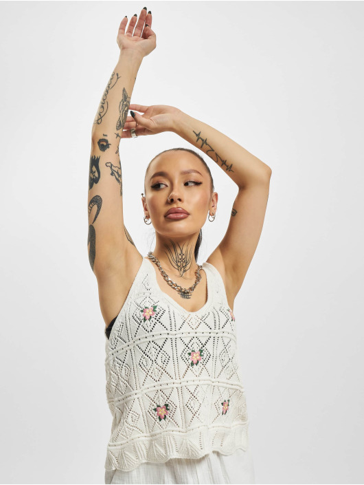 Only Top Ariba Life Embroidered weiß