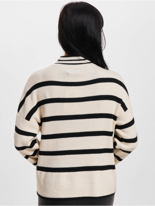 Only trui Ibi L/S Highneck Knit beige