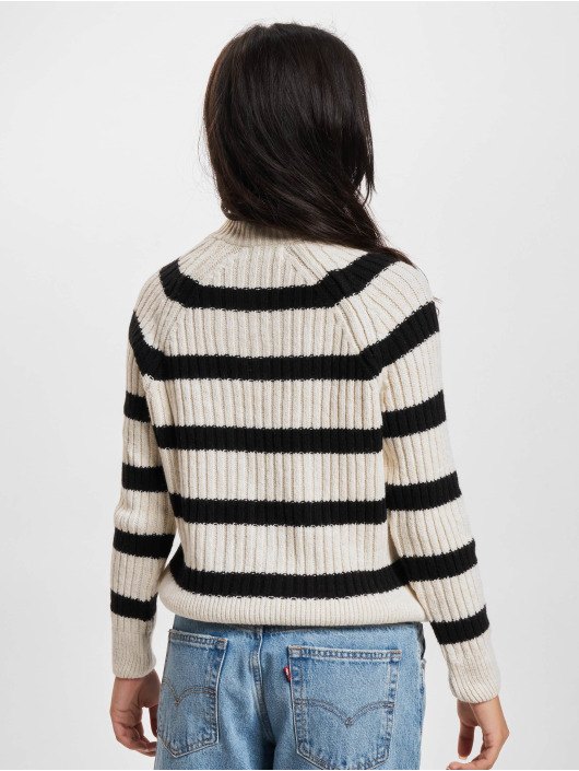 Only trui Leise Freya Zip High Neck beige