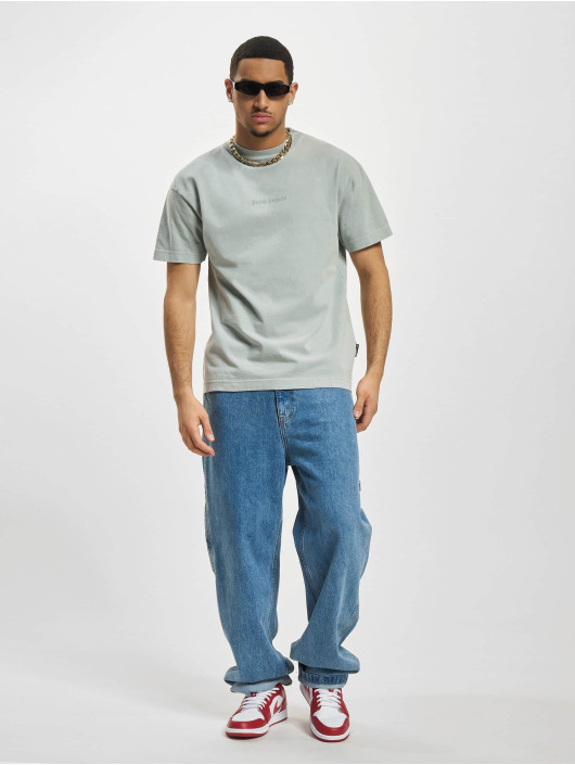 Palm Angels T-Shirt Go Reverse Logo gris