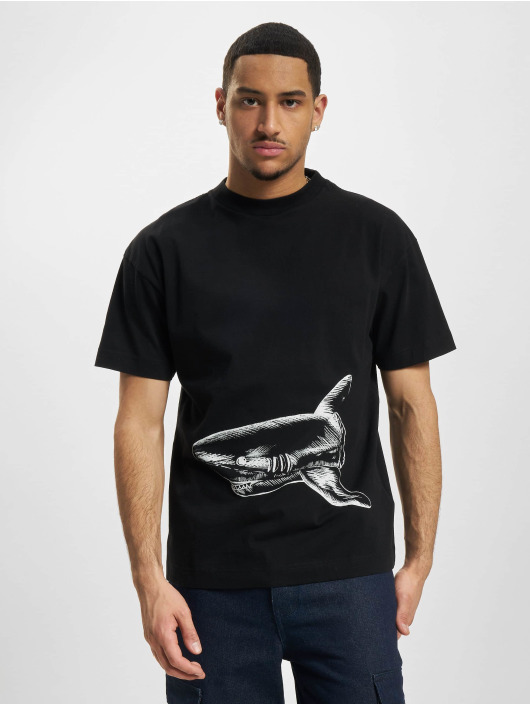 Palm Angels t-shirt Broken Shark Classic zwart