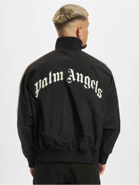 Palm Angels Veste mi-saison légère Curved Logo noir