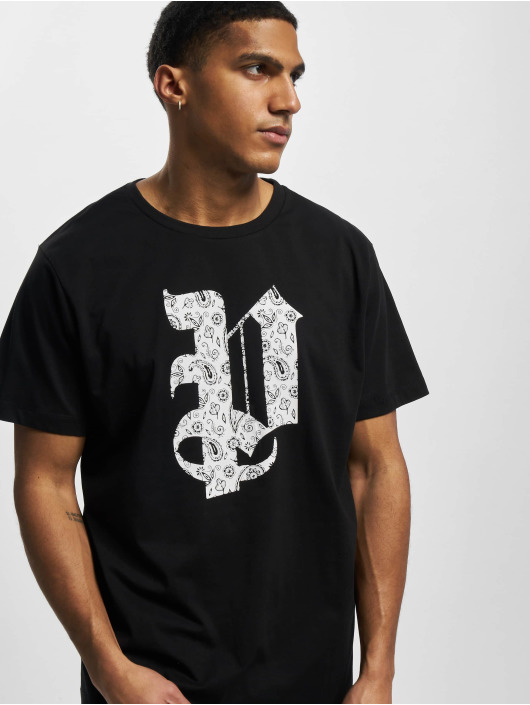 Pash Herren T-Shirt Bandana in schwarz