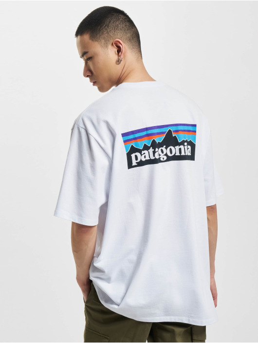 Patagonia Camiseta P 6 Logo Responsibili blanco