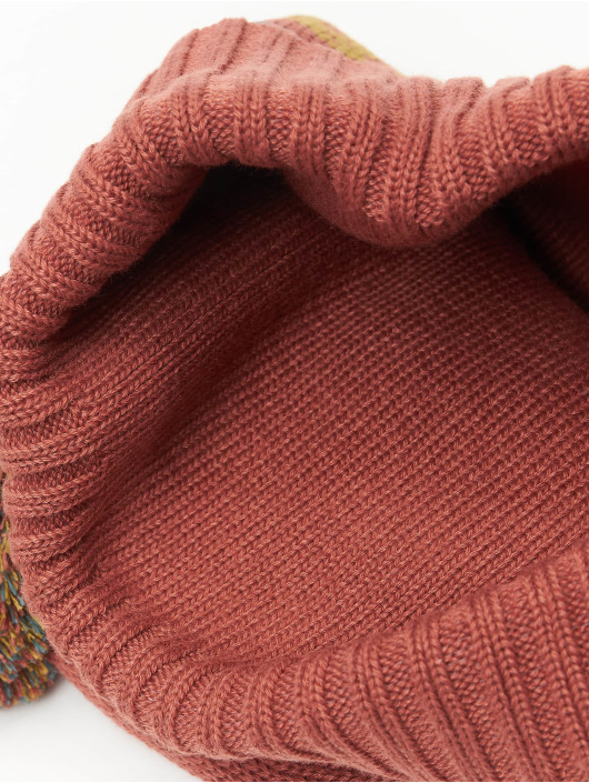 Patagonia gorro de punto Powder Town Park Stripe Knit rojo