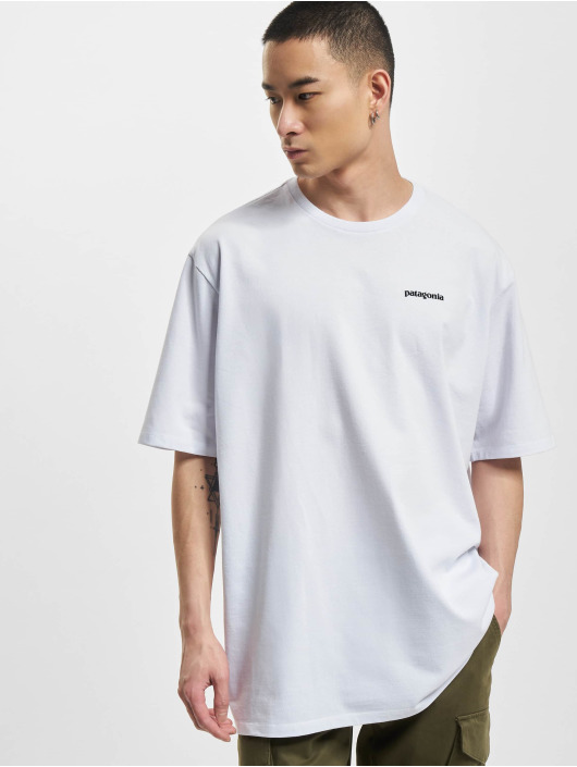 Patagonia t-shirt P 6 Logo Responsibili wit