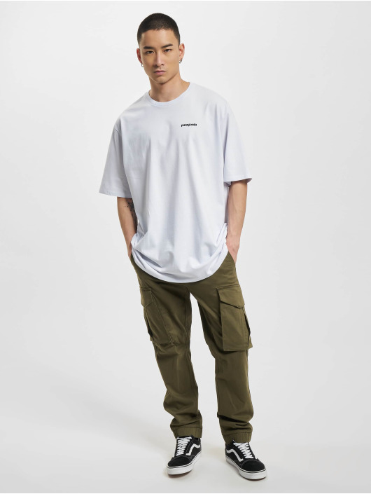 Patagonia t-shirt P 6 Logo Responsibili wit