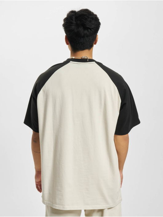 PEGADOR Camiseta Hudson Raglan Oversized Tee Vintage Washed Angels Cream beis