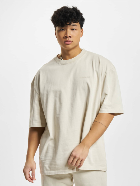 PEGADOR Camiseta Logo Oversized Tee Vintag beis