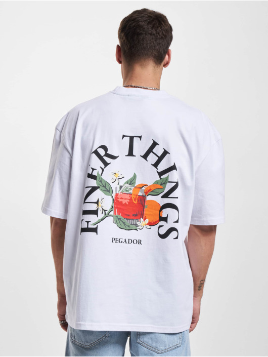 PEGADOR Camiseta Goldlight Oversized blanco