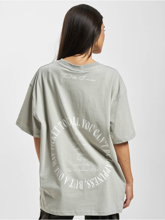 PEGADOR Camiseta Topa Oversized gris