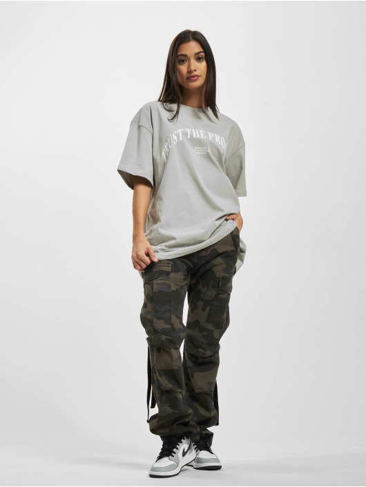 PEGADOR Camiseta Topa Oversized gris