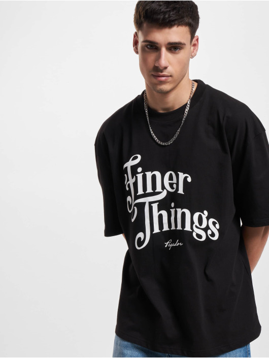 PEGADOR Camiseta Kirk Oversized negro