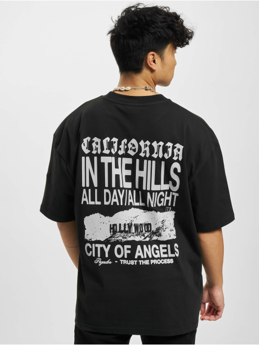 PEGADOR Camiseta Wallace Oversized negro