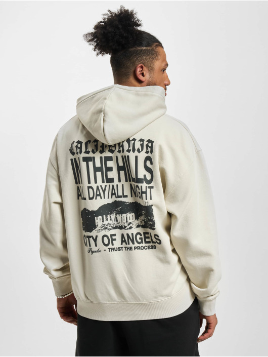 PEGADOR Felpa con cappuccio Wallace Oversized beige