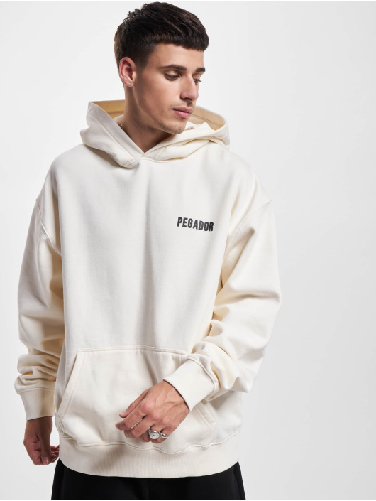 PEGADOR Felpa con cappuccio Verity Oversized bianco