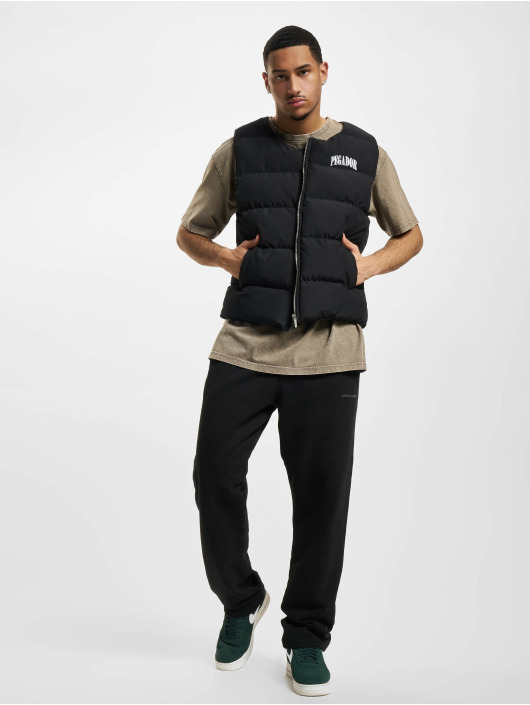 PEGADOR Gilet Aberdeen Round Neck nero