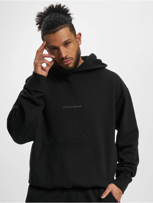 PEGADOR Hoodie Colne Logo Oversized black