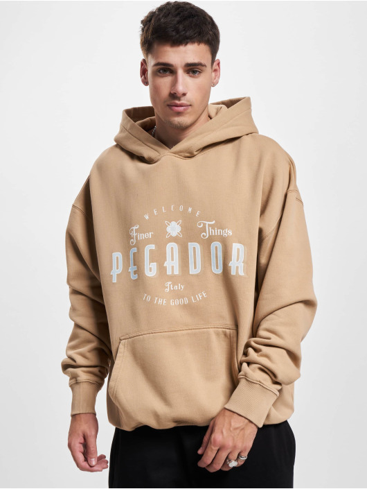 PEGADOR Hoodie Stokes Oversized brun
