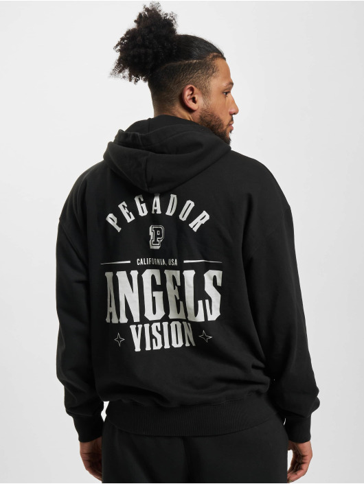 PEGADOR Hoodies Salal Oversized čern
