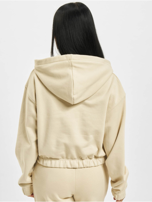 PEGADOR Hupparit Nicki Oversized Cropped Zipper beige