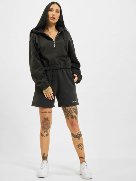 PEGADOR Hupparit Nicki Oversized Cropped musta
