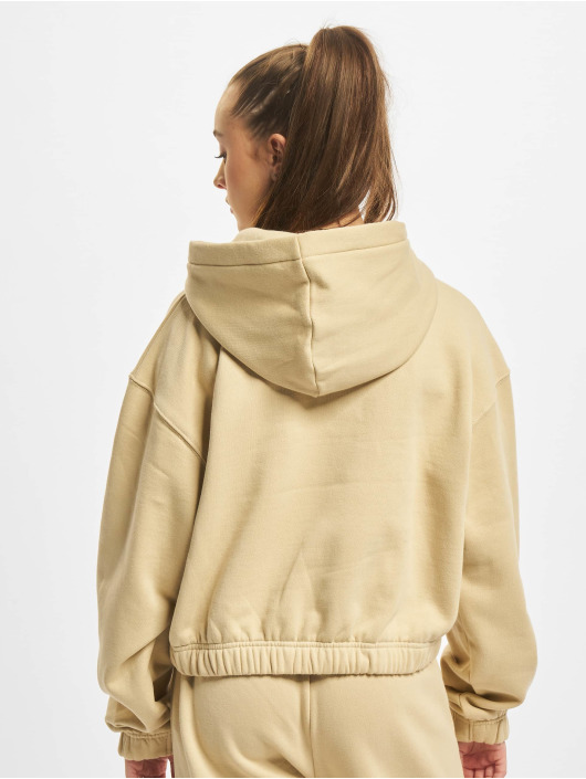PEGADOR Mikiny Kim Oversized Cropped béžová