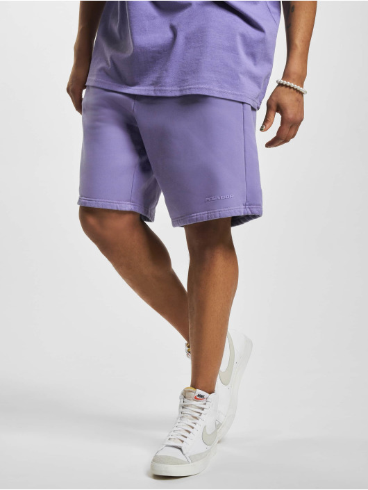 PEGADOR Pantalón cortos Logo Heavy púrpura