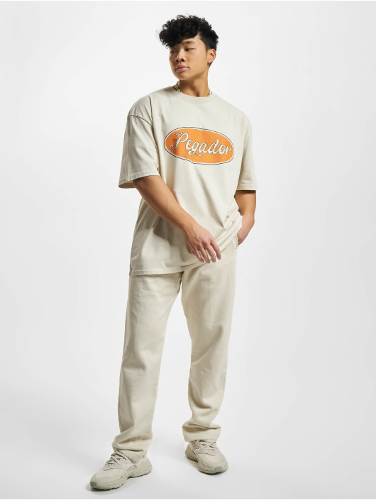 PEGADOR Pantalón deportivo Logo Wide beis
