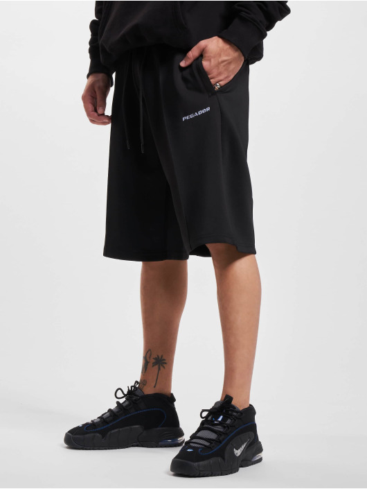 PEGADOR Shorts Tripp Logo Wide svart