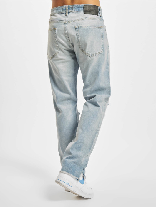 PEGADOR Slim Fit Jeans Purral Distressed blå