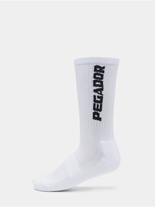 PEGADOR Socks Cross Logo white