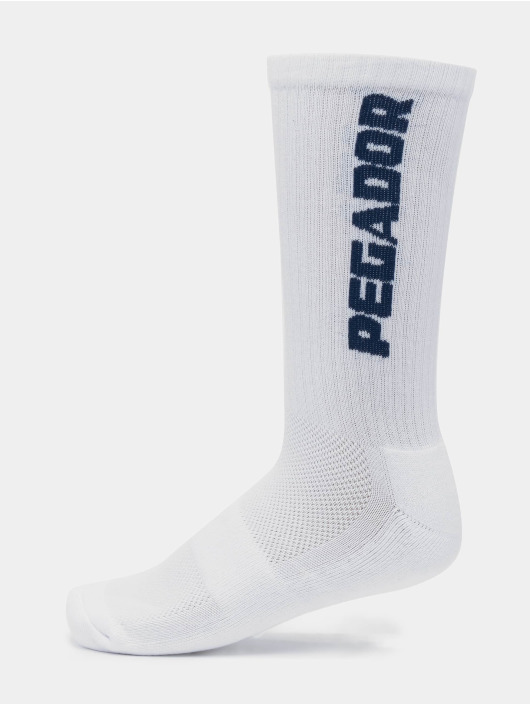 PEGADOR Socks Cross Logo white