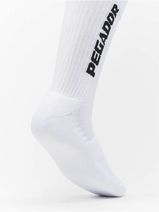 PEGADOR Sokken Cross Logo wit