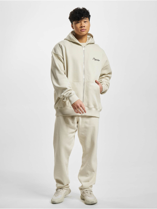PEGADOR Sudaderas con cremallera West Oversized Vintage beis