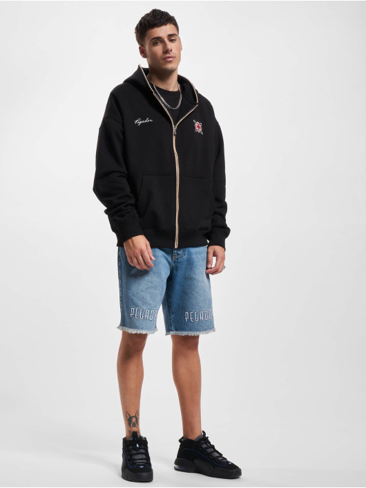 PEGADOR Sudaderas con cremallera Riggs Oversized negro