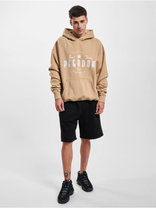 PEGADOR Sweat capuche Stokes Oversized brun