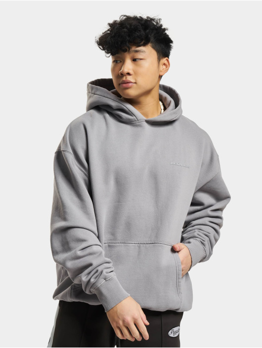 PEGADOR Sweat capuche Logo Oversized gris