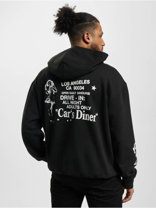PEGADOR Sweat capuche York Oversized noir