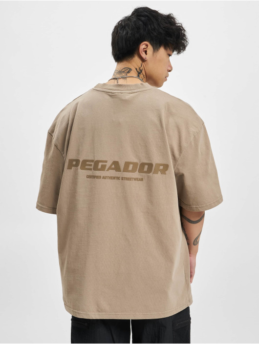 PEGADOR T-paidat Colne Logo Oversized beige