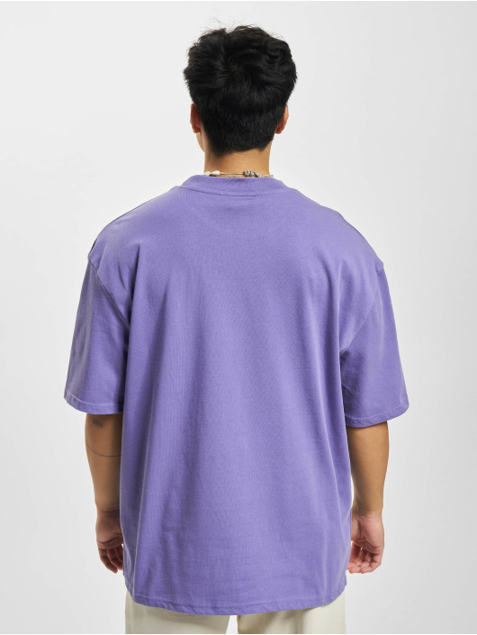 PEGADOR T-paidat Logo Oversized Tee Vintage Washed Magic Violet Gum purpuranpunainen