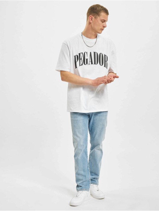 PEGADOR T-paidat Cali Oversized valkoinen