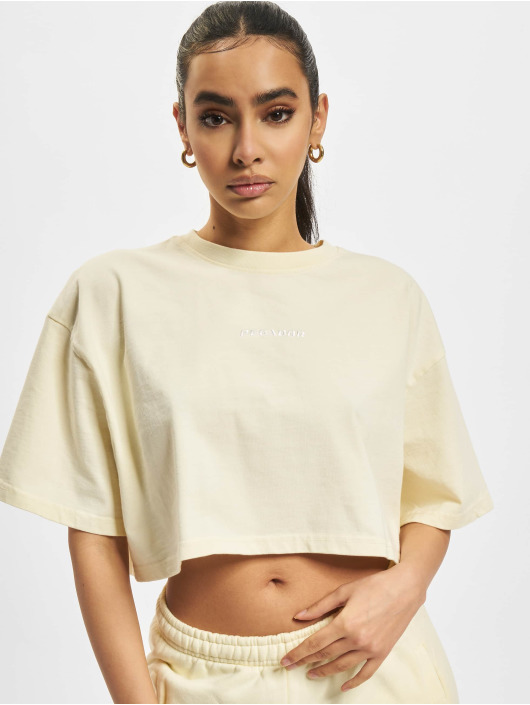 PEGADOR t-shirt Layla Oversized Cropped beige