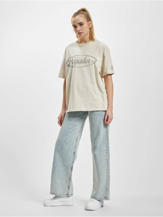 PEGADOR T-Shirt Omar Oversized beige