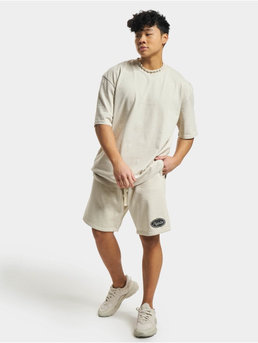 PEGADOR T-Shirt Colne Logo Oversized Vintage beige