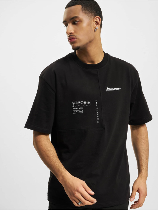 PEGADOR Overwear / T-Shirt Milton Oversized in black 946791