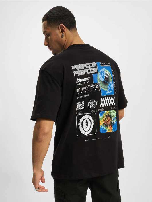 PEGADOR Overwear / T-Shirt Milton Oversized in black 946791