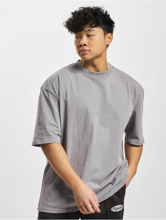 PEGADOR T-shirt Colne Logo Oversized Vintage grigio